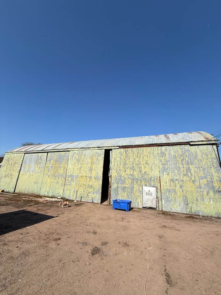 Building Two — agricultural steel-frame building at Hereford, Approximately 28m × 28m
